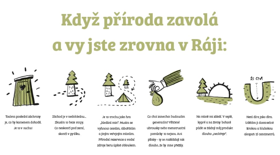 Ilustrační létak k vyměšování v oblasti Českého ráje